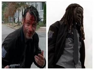 Rick The Walking Dead Michonne