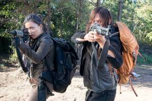 The Walking Dead Rosita Daryl