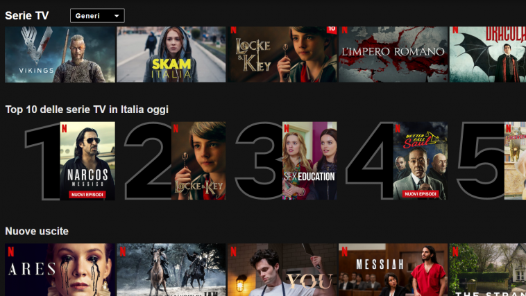 Netflix Introduce Le Classifiche Di Film E Serie Tv Nel Suo Catalogo 2015