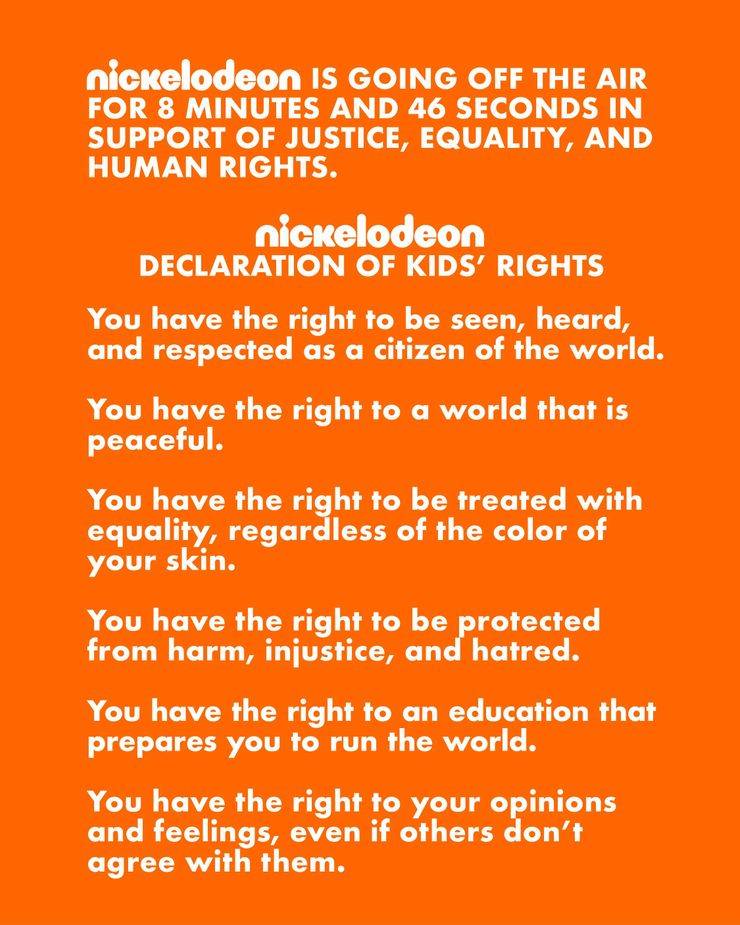 nickelodeon black lives matter