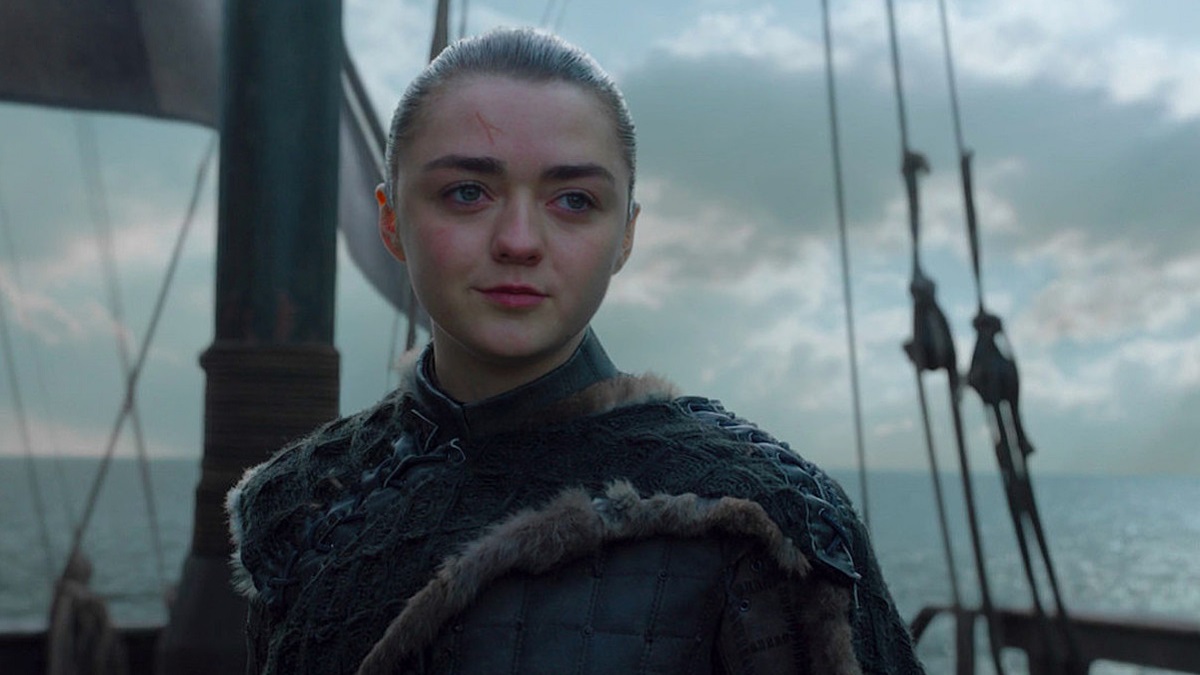 Un'immagine di Arya Stark nel finale di Game of Thrones