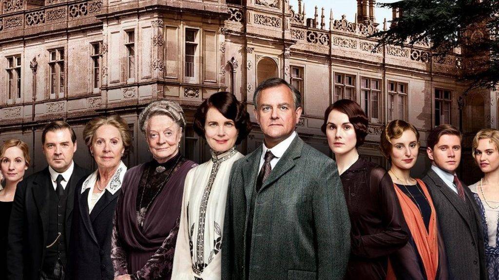 nell'immagine il cast di Downton Abbey