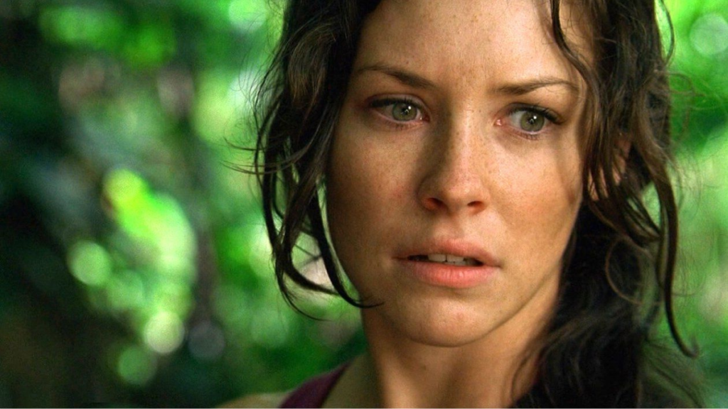 Evangeline Lilly in una scena di Lost