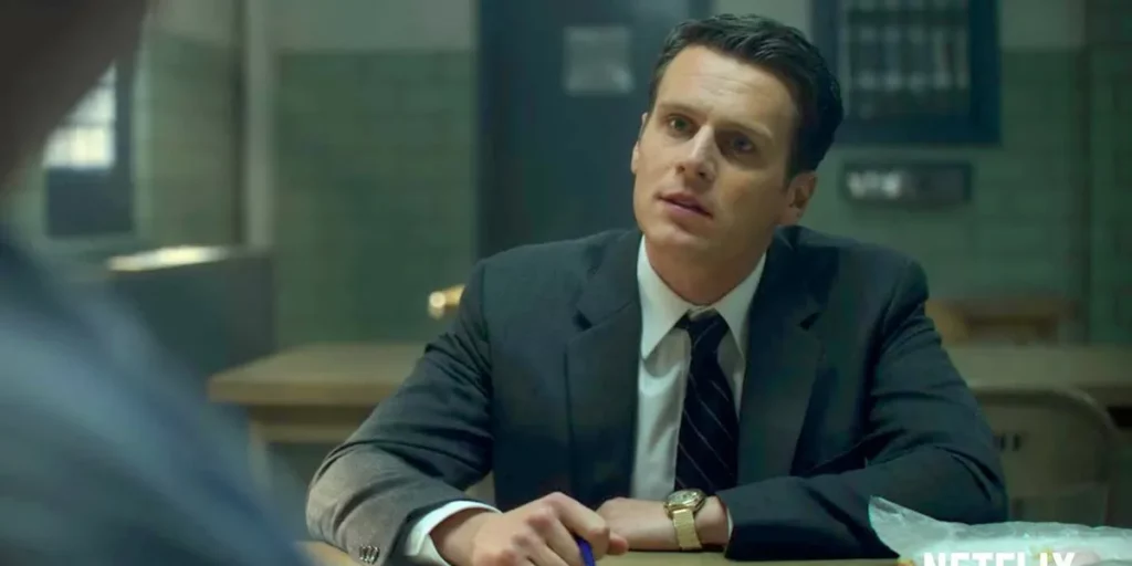 Jonathan Groff in una scena di Mindhunter, tra le migliori Serie Tv Netflix