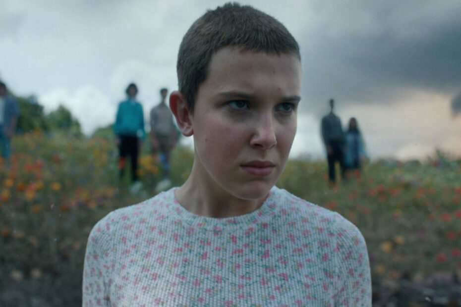 Millie Bobby Brown in una scena di Stranger Things, su Netflix. Tra le serie tv del 2025, è la più attesa