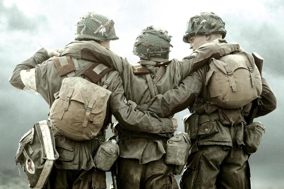 Un'immagine tratta da Band of Brothers, una delle migliori miniserie HBO