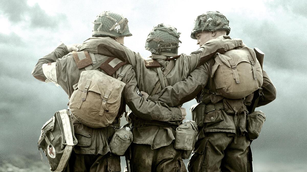 Un'immagine tratta da Band of Brothers, una delle migliori miniserie HBO