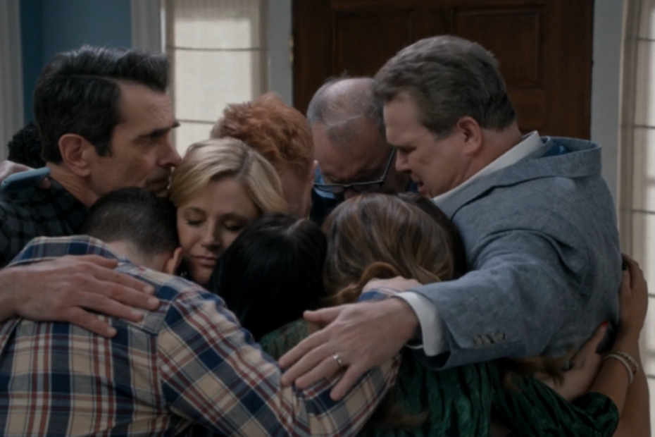 Una scena del finale di Modern Family