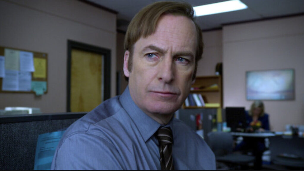 Un'immagine di Saul Goodman in Better Call Saul