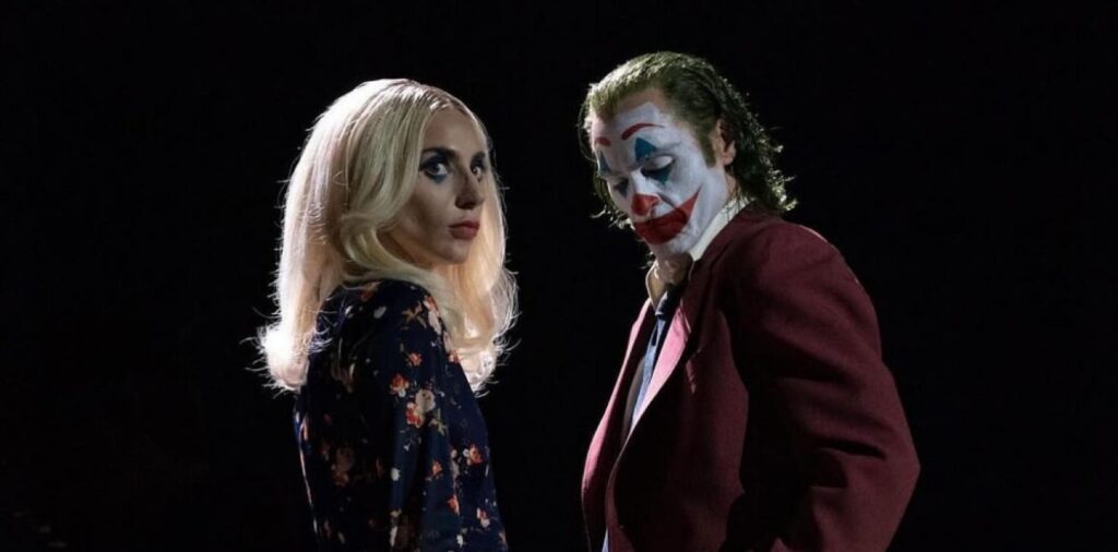 Joker con Joaqiun Phoenix e Lady Gaga uno di fronte all'altro