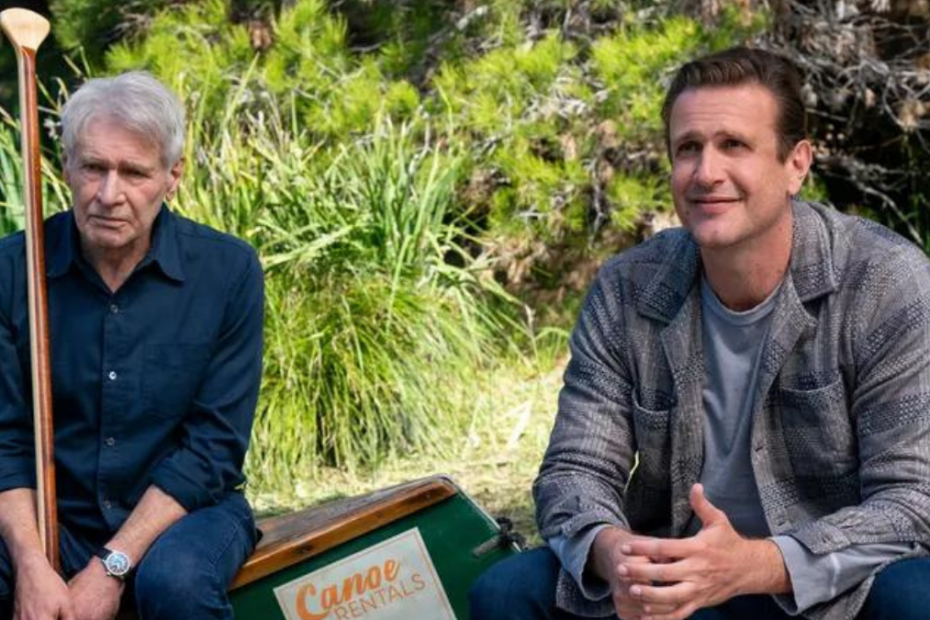 Un'immagine di Harrison Ford e Jason Segel in Shrinking 2