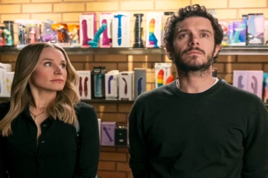 Un'immagine di Adam Brody e Kristen Bell nella serie Netflix Nobody Wants This