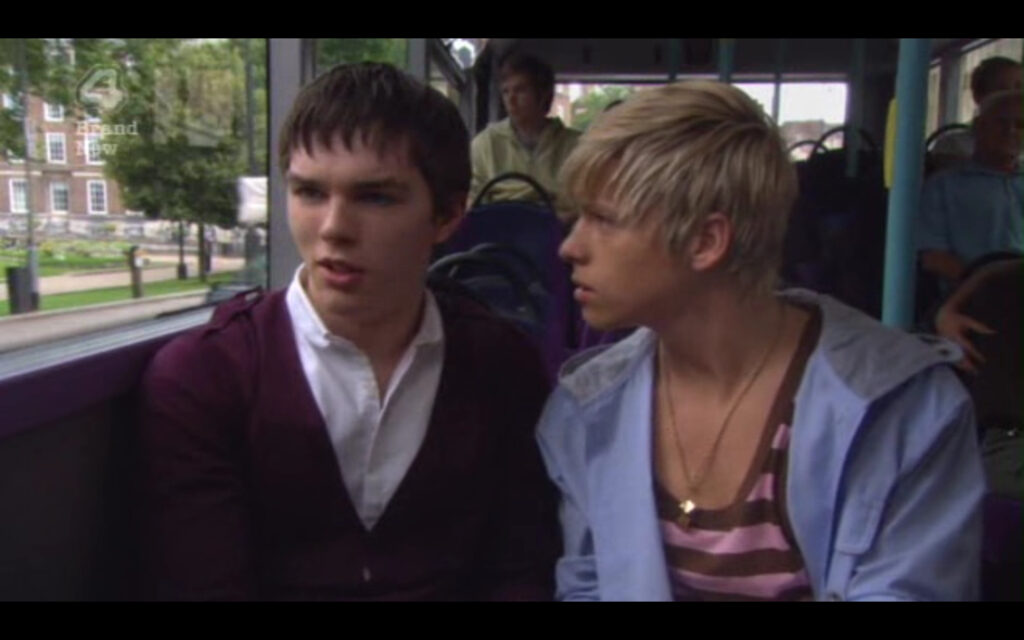 Una scena della serie tv skins