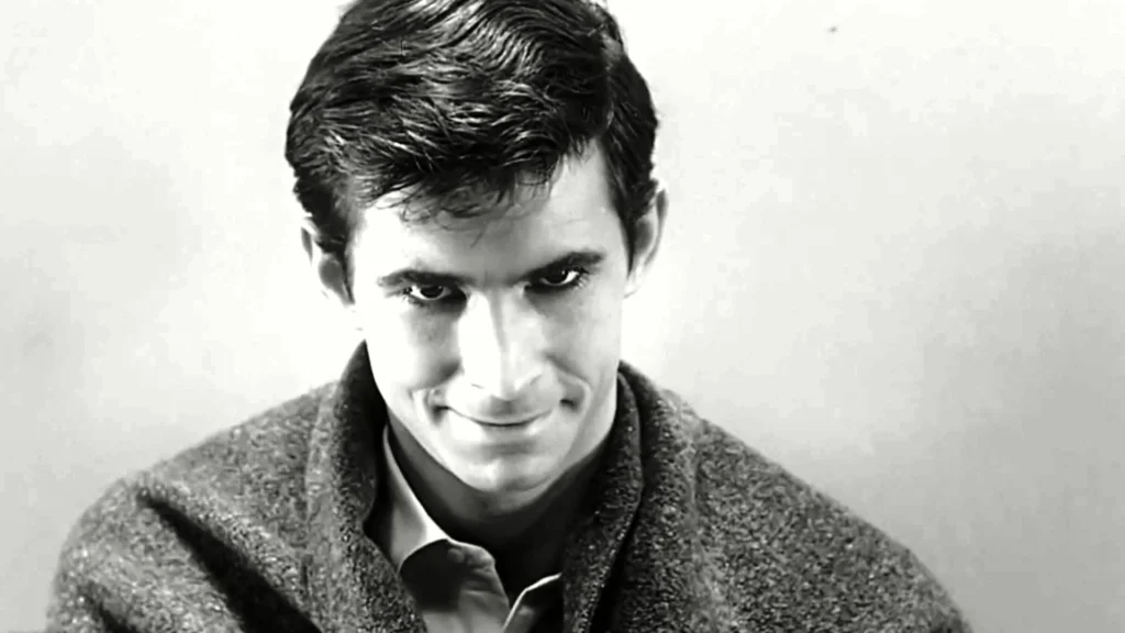 Norman Bates in una scena di Psyco