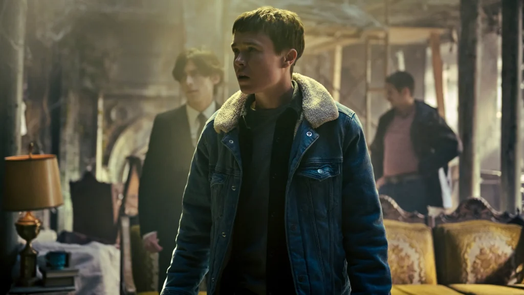 Elliot Page in una scena di The Umbrella Academy 4 