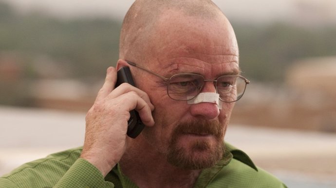 Walter White in una scena di Breaking Bad