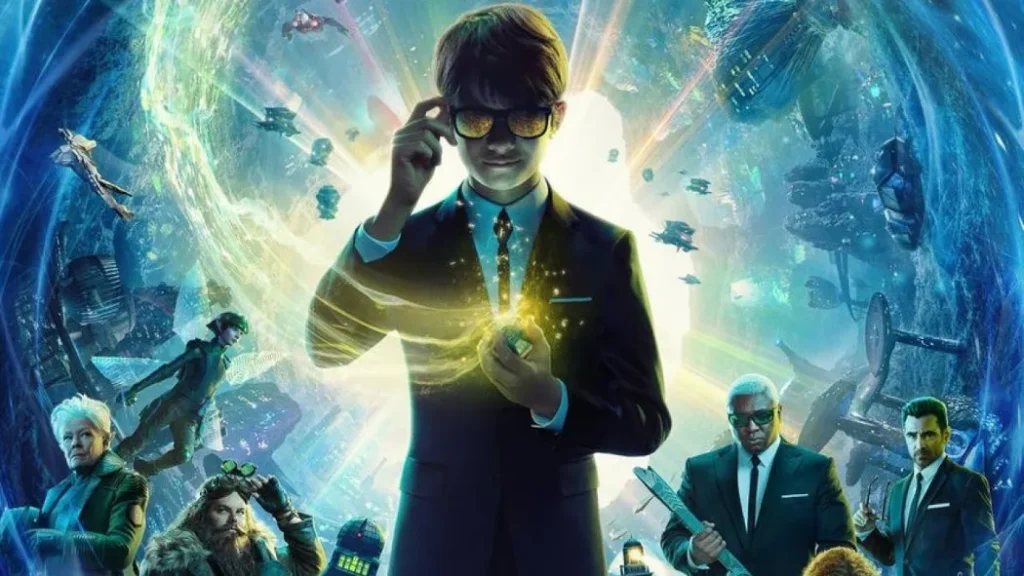 la locandina con i protagonisti di Artemis Fowl