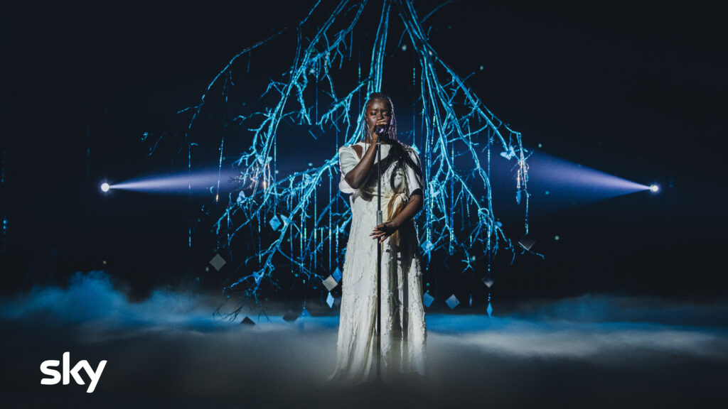 Mimi ai live di  X Factor 2024 - imagini concesse da Sky Italia