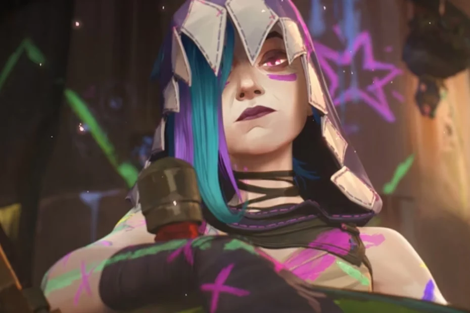 In foto Jinx, una delle protagoniste di Arcane 2 che sarà una delle novità Netflix di questa settimana