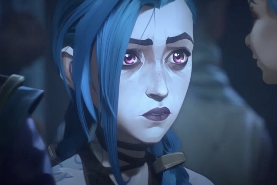 Jinx in una scena di Arcane 2, una Serie Tv da vedere su Netflix