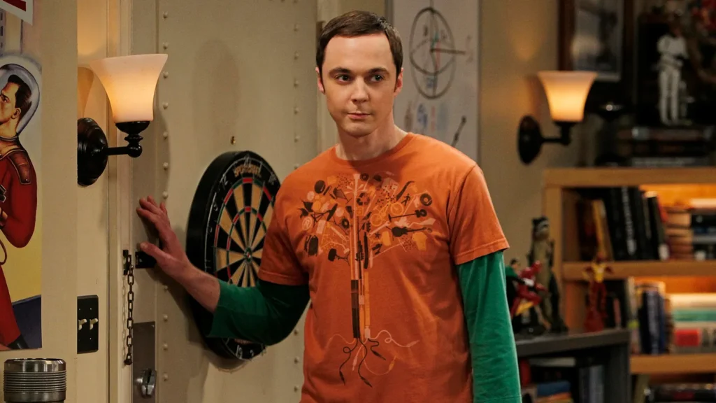 Un'immagine di Sheldon Cooper in The Big Bang Theory