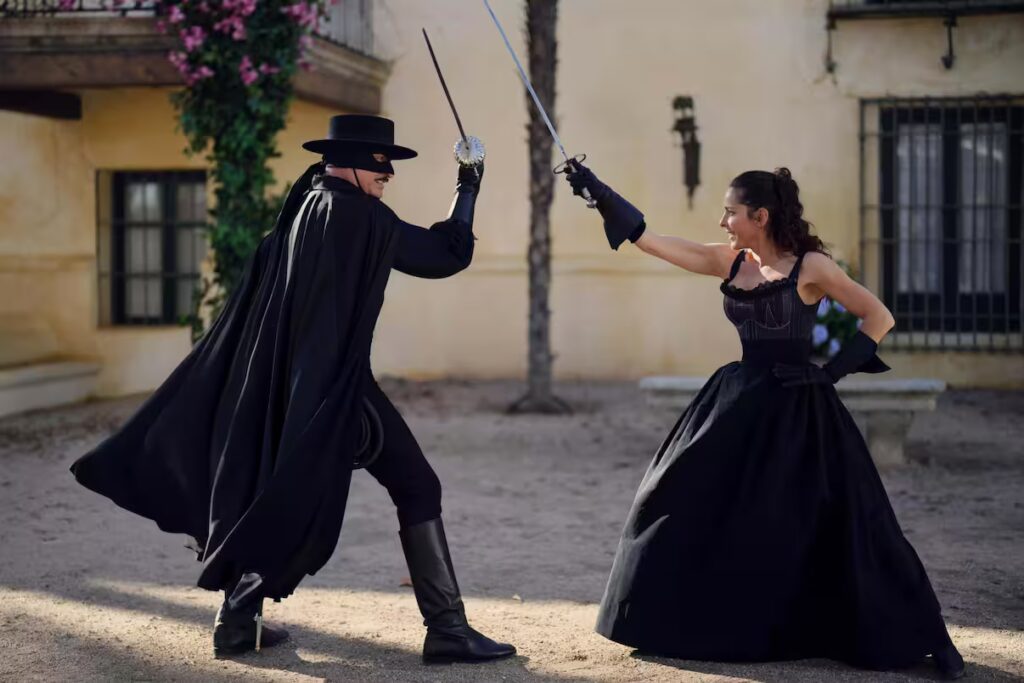 Zorro combatte con Gabriella