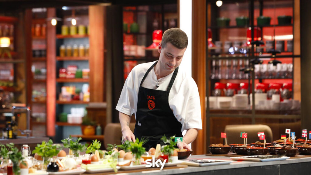 Jake al primo Pressure Test di Masterchef 14 - Immagini concesse da Sky Italia