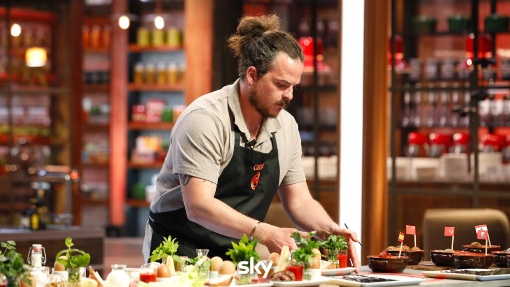 Giulio al Pressure Test di Masterchef 14 - Immagini concesse da Sky Italia