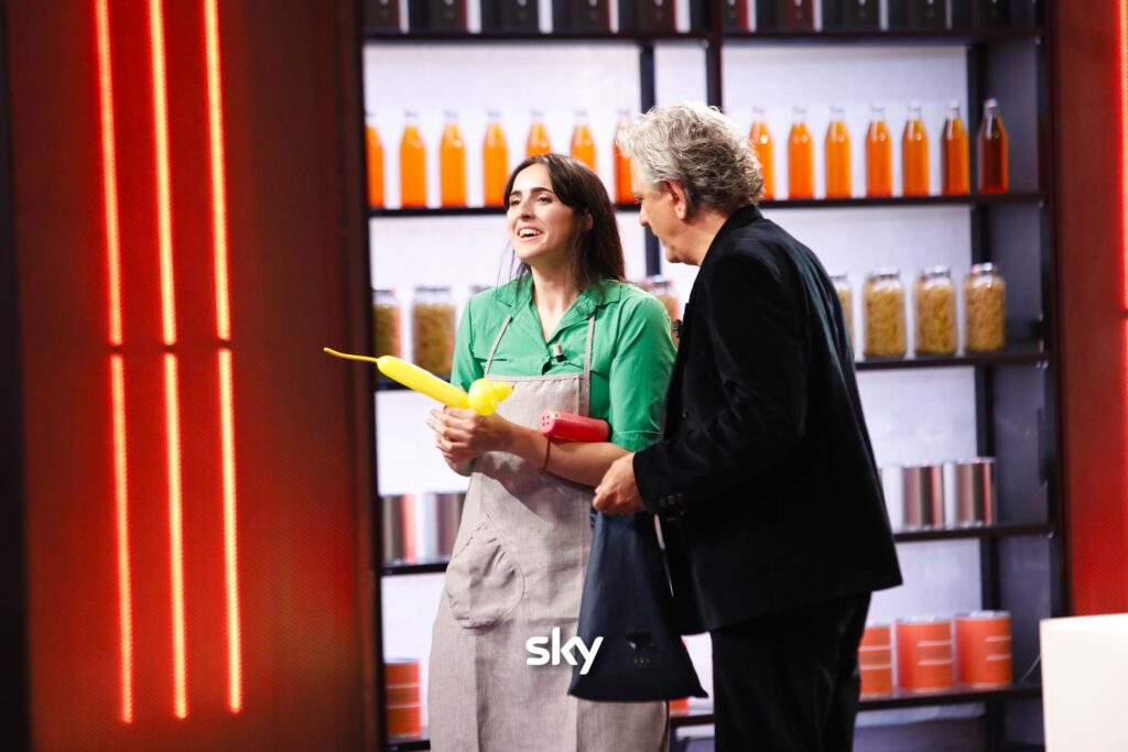 Irene prende il grembiule bianco ai live cooking di MasterChef 14 - Immagini concesse da Sky Italia