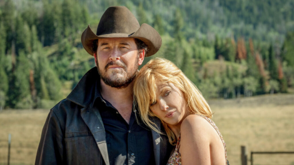 Beth e Rip, protagonisti di Yellowstone 5