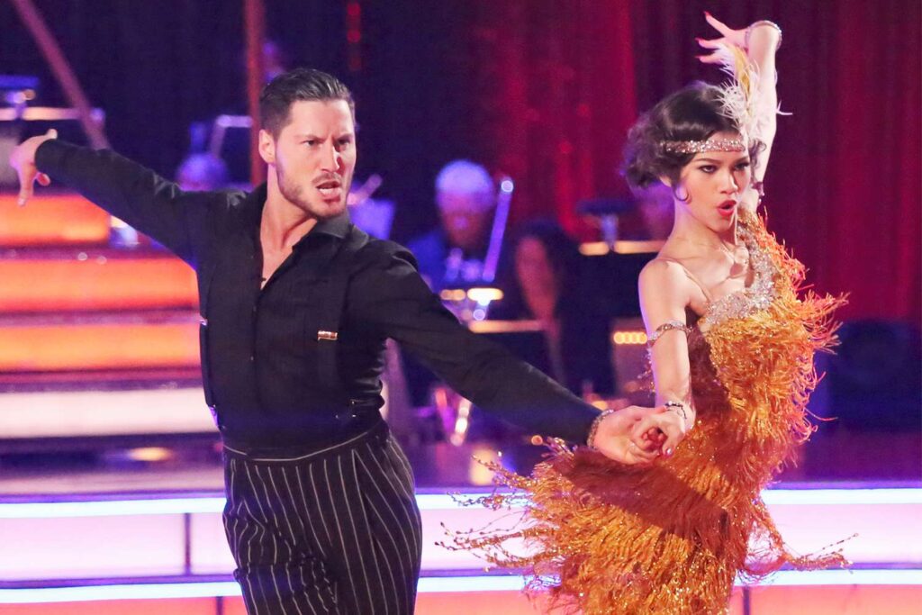 Zendaya che balla a Dancing with the stars 