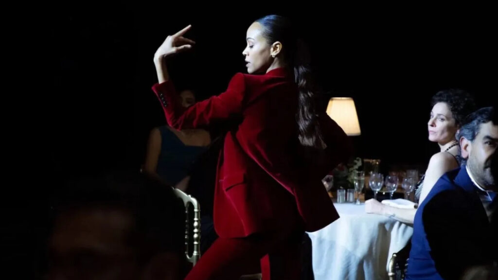 Zoe Saldana in una scena di Emilia Pérez, uno dei migliori film del 2024 