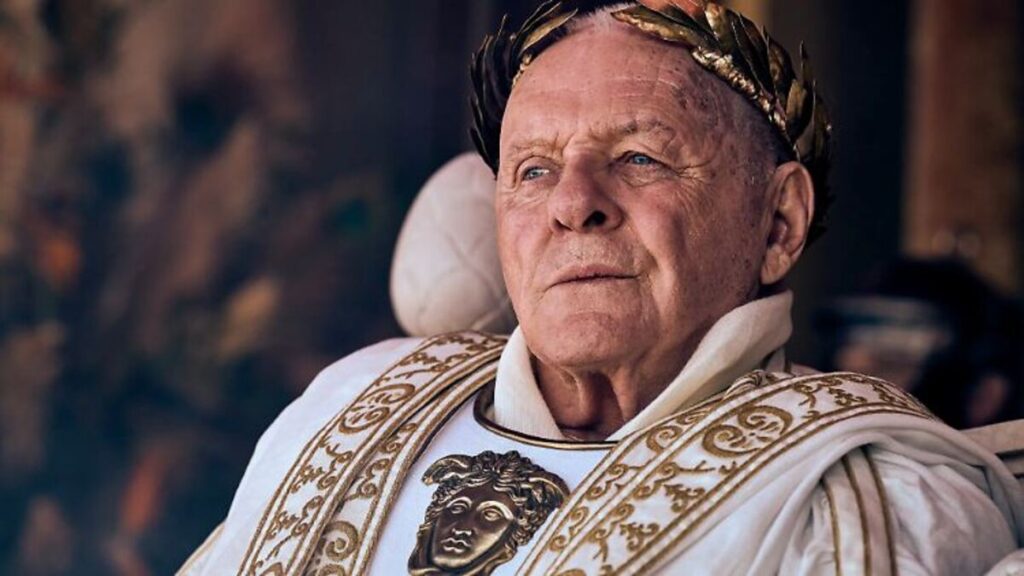 Anthony Hopkins in una scena di Those About to Die, una delle Serie Tv deludenti del 2024