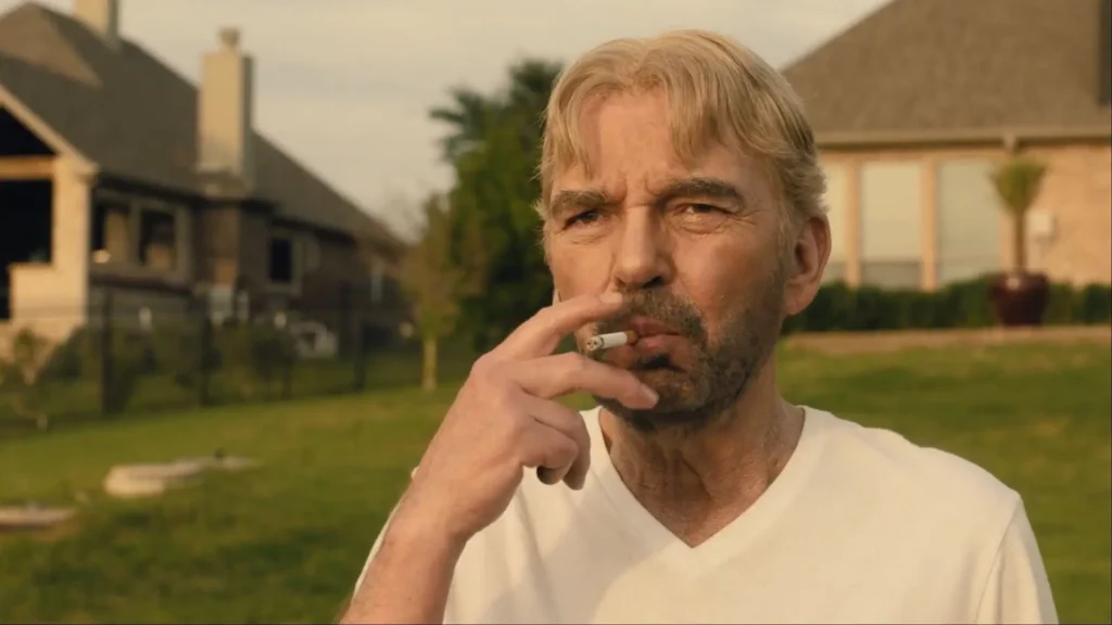 Billy Bob Thornton nella scena finale di Landman 1x09