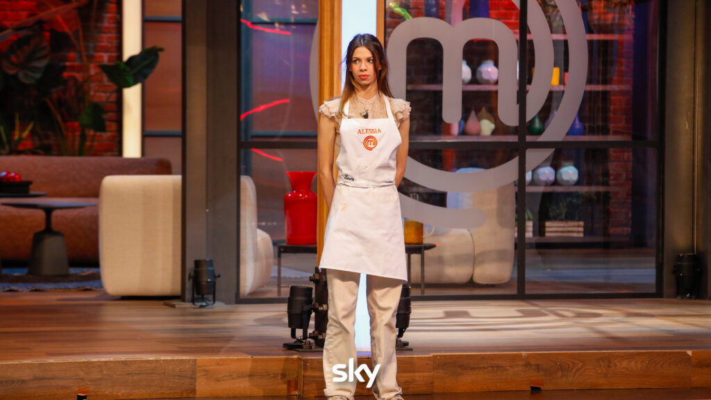 Alessia allo Skill Test della terza puntata di MasterChef 14 - Immagini concesse da Sky Italia