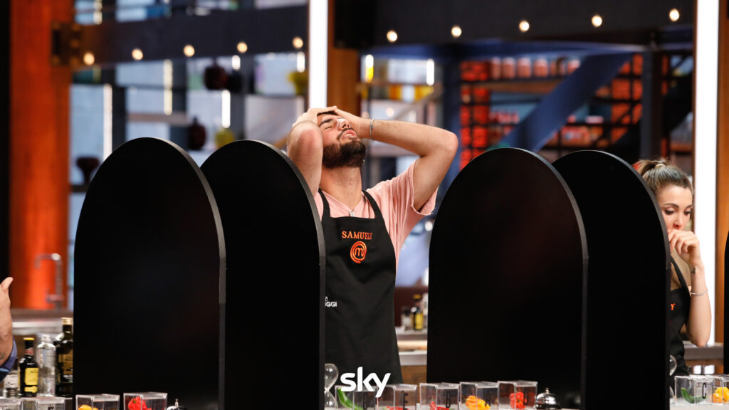 Samuele al pressure test di MasterChef 14 - Immagini concesse da Sky Italia