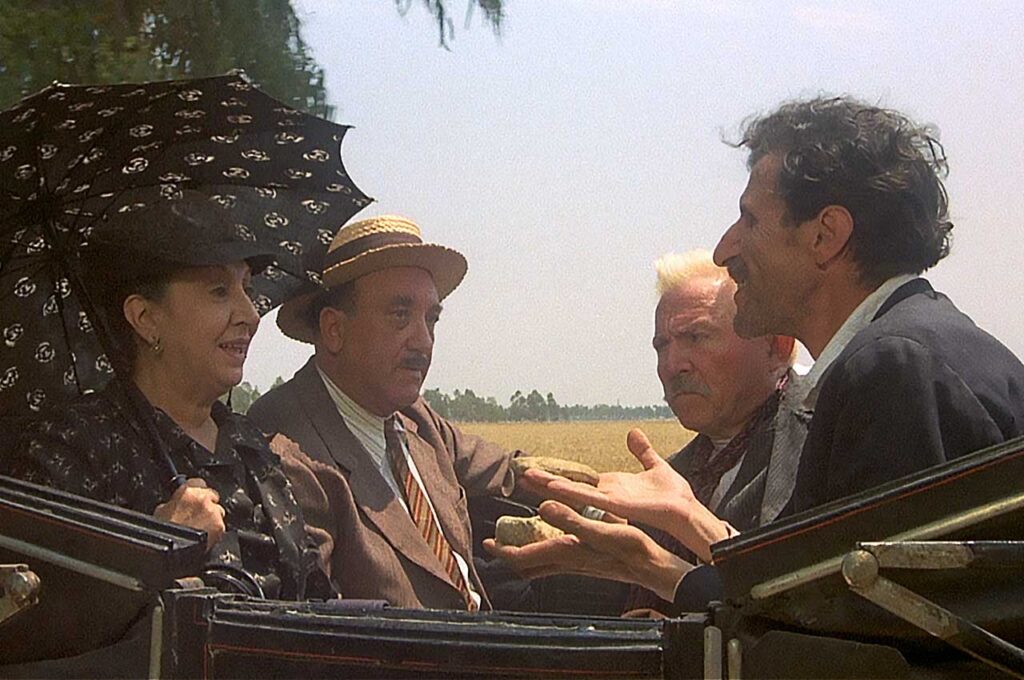 Una scena del film Amarcord