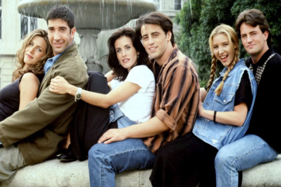 Una foto del cast di Friends, nel 1994