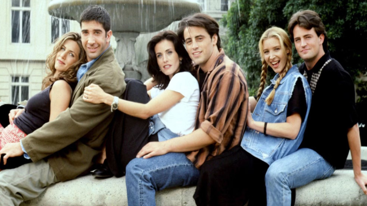 Una foto del cast di Friends, nel 1994