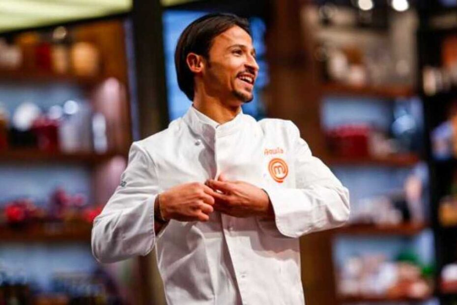 Francesco Aquila in un'immagine di MasterChef