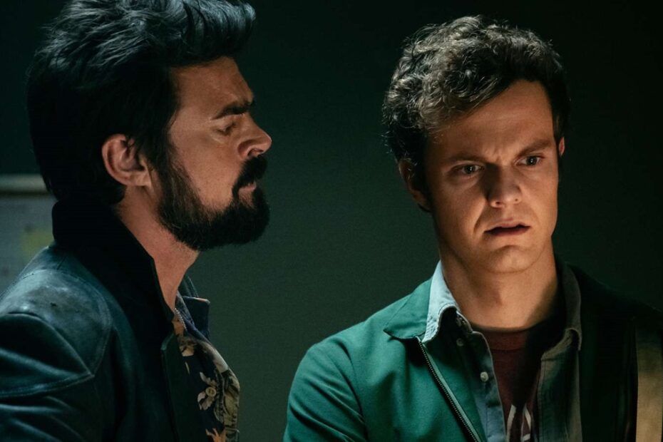 Jack Quaid in una scena della serie tv The Boys