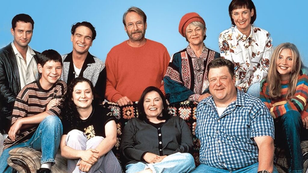 il cast di Roseanne 