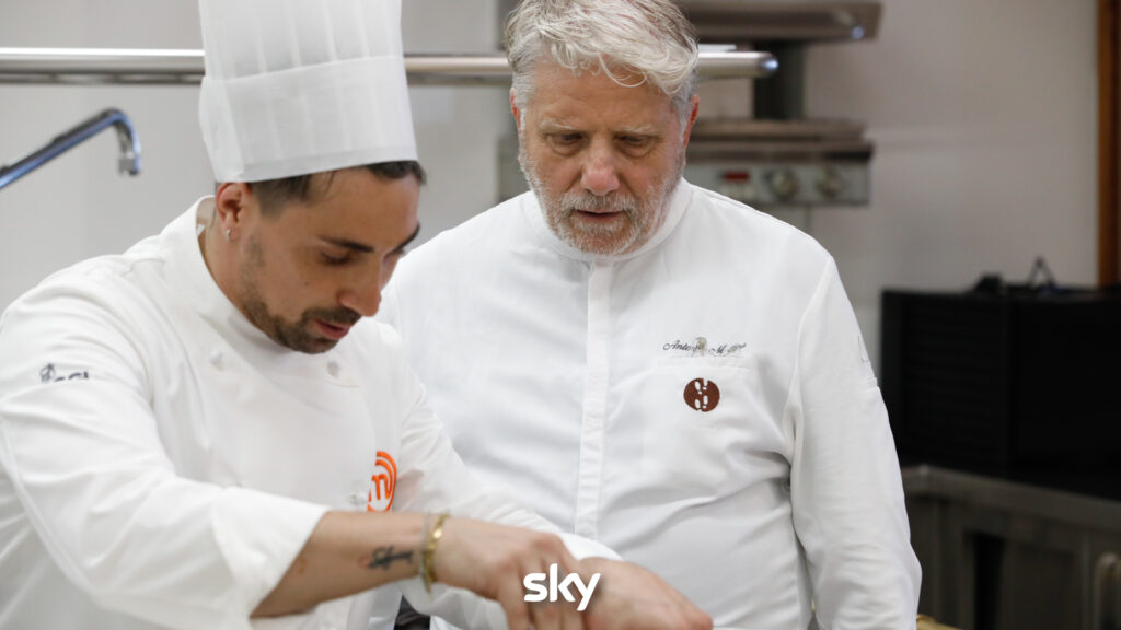 Simone all'esterna stellata di MasterChef 14 - Immagini concesse da Sky Italia