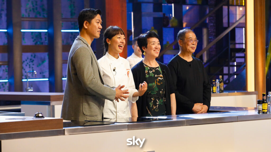 Anna con la sua famiglia alla finale di MasterChef 14 - Immagini concesse da Sky Italia