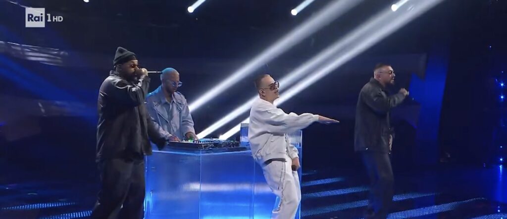 Shablo feat. Gue, Joshua e Tormento nella terza puntata di Sanremo 2025