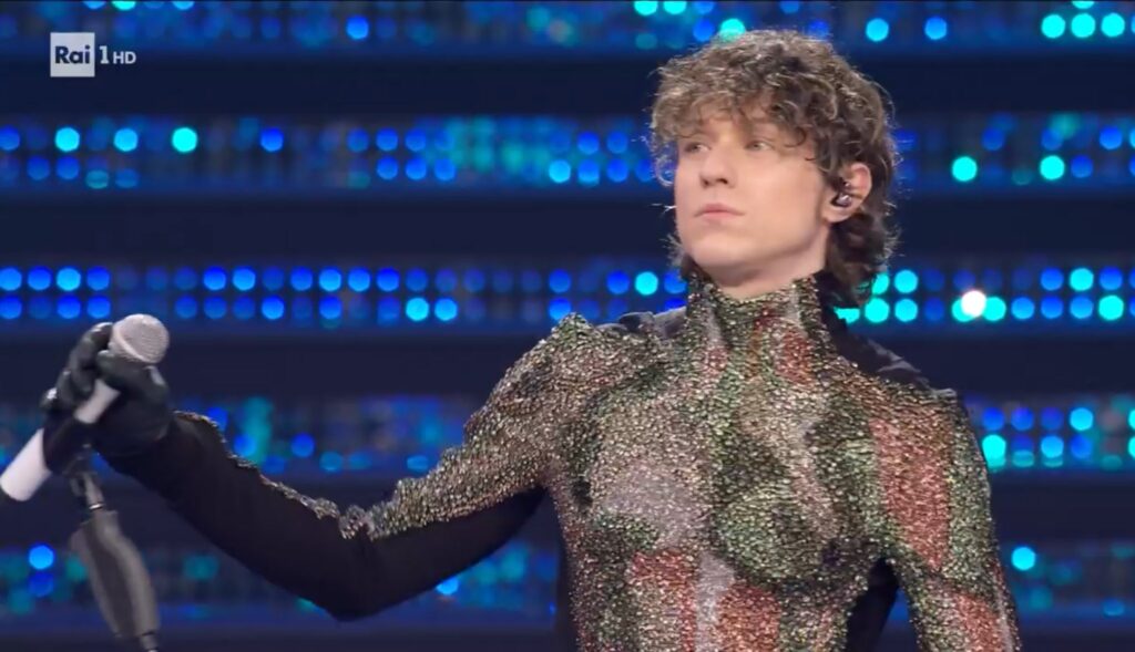 Irama nella terza serata di Sanremo 2025