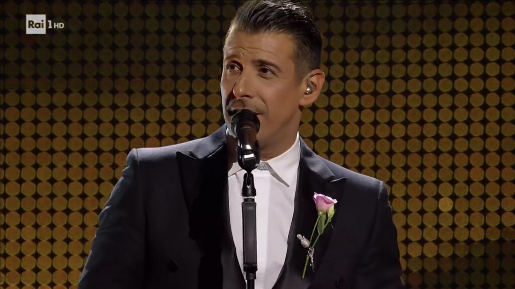 Francesco Gabbani nella terza serata di Sanremo 2025