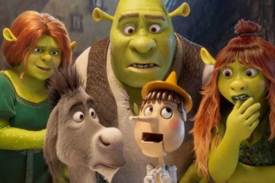 In foto una scena del teaser trailer di Shrek 5