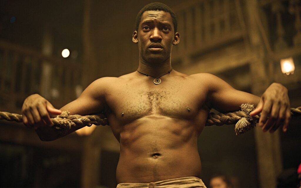 Malachi Kirby in una scena di  A Thousand Blows, tra le Serie Tv tratte da una storia vera