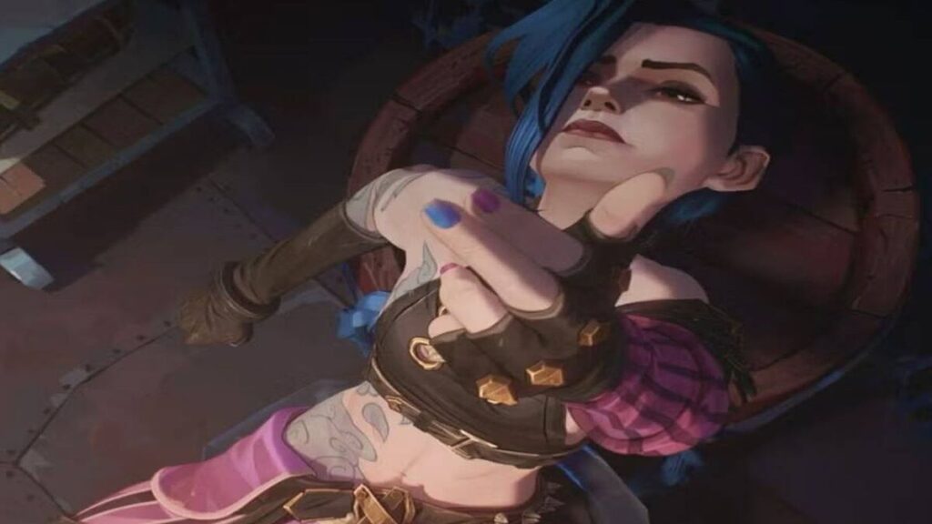 Jinx in una scena di Arcane 2, una delle migliori Serie Tv d'animazione da vedere